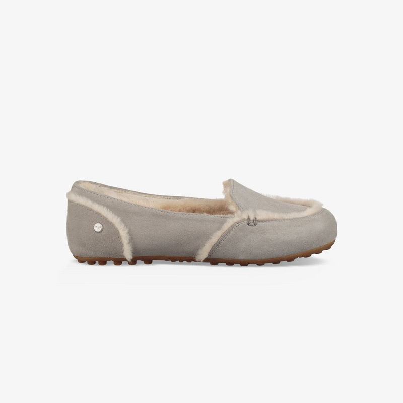 Loafers UGG Hailey Femme Grise Soldes 870SNYLM